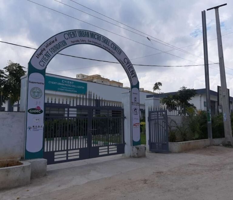 CYIENT FOUNDATION URBAN MICRO SKILL DEVELOPMENT CENTER ( TURN KEY PROJECT)